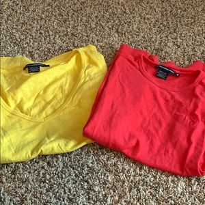 Two polo tees